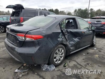 Trzecie zdjęcie samochodu z tyłu: 2020 TOYOTA COROLLA LE VIN:JTDEPRAEXLJ005432 - miniatura
