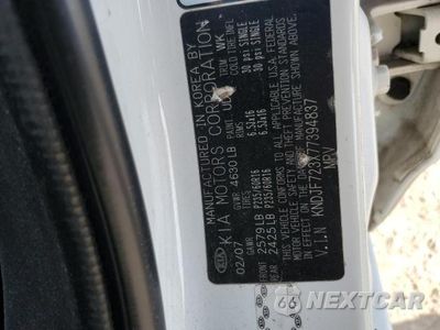 Zdjęcie 12 z 12 samochodu: 2007 KIA SPORTAGE EX VIN:KNDJF723X77394837 - miniatura