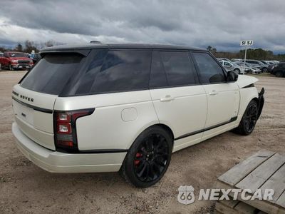 Trzecie zdjęcie samochodu z tyłu: 2014 LAND ROVER RANGE ROVER AUTOBIOGRAPHY VIN:SALGV2EF6EA150889 - miniatura