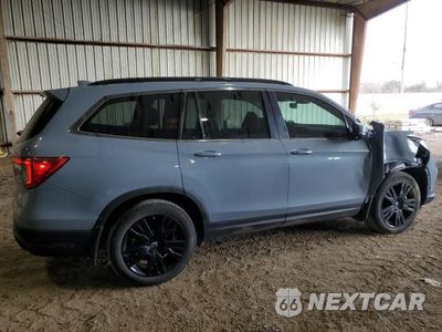 Trzecie zdjęcie samochodu z tyłu: 2022 HONDA PILOT SE VIN:5FNYF5H24NB013217 - miniatura