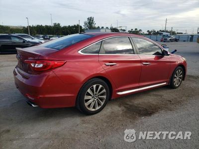 Trzecie zdjęcie samochodu z tyłu: 2017 HYUNDAI SONATA SPORT VIN:5NPE34AF2HH554131 - miniatura