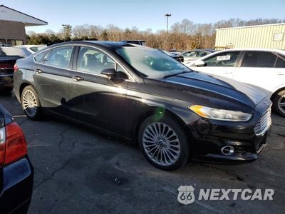 Czwarte zdjęcie samochodu z boku: 2014 FORD FUSION TITANIUM VIN:3FA6P0D94ER181339 - miniatura