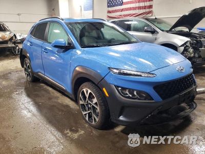 Czwarte zdjęcie samochodu z boku: 2022 HYUNDAI KONA LIMITED VIN:KM8K5CA3XNU812387 - miniatura