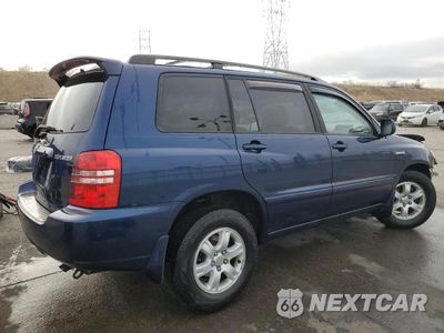 Trzecie zdjęcie samochodu z tyłu: 2001 TOYOTA HIGHLANDER VIN:JTEGF21A610013882 - miniatura
