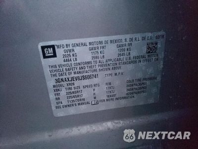 Zdjęcie 12 z 12 samochodu: 2018 CHEVROLET EQUINOX LT VIN:3GNAXJEV8JS606741 - miniatura
