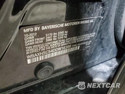 Zdjęcie 12 z 12 samochodu: 2013 BMW 528 XI VIN:WBAXH5C54DDW16386 - miniatura