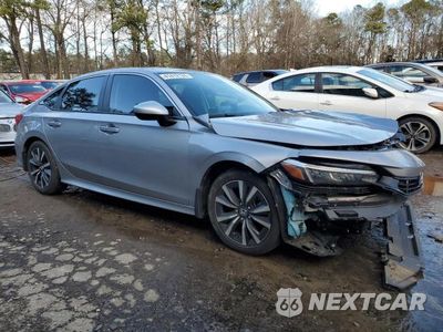 Czwarte zdjęcie samochodu z boku: 2022 HONDA CIVIC EX VIN:JHMFE1F78NX009449 - miniatura