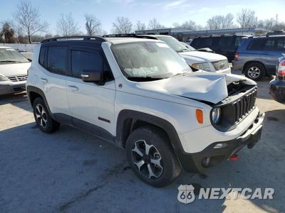 Czwarte zdjęcie samochodu z boku: 2021 JEEP RENEGADE TRAILHAWK VIN:ZACNJDC13MPN36176 - miniatura