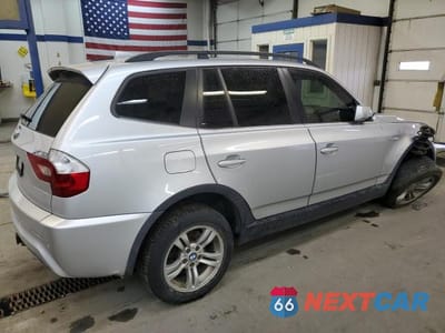 Trzecie zdjęcie samochodu z tyłu: 2006 BMW X3 3.0I VIN:WBXPA934X6WG85599 - miniatura