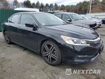 Czwarte zdjęcie samochodu z boku: 2017 HONDA ACCORD SPORT SPECIAL EDITION VIN:1HGCR2F10HA141334 - miniatura