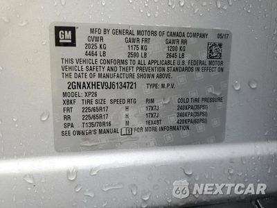Zdjęcie 13 z 13 samochodu: 2018 CHEVROLET EQUINOX LS VIN:2GNAXHEV9J6134721 - miniatura