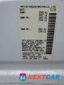 Zdjęcie 12 z 12 samochodu: 2019 NISSAN LEAF S VIN:1N4AZ1CP2KC304723 - miniatura