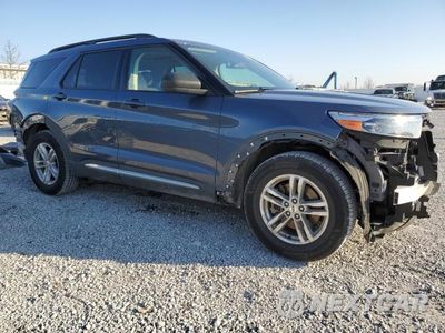 Czwarte zdjęcie samochodu z boku: 2021 FORD EXPLORER XLT VIN:1FMSK7DH1MGA92207 - miniatura