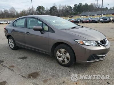 Czwarte zdjęcie samochodu z boku: 2015 HONDA CIVIC LX VIN:19XFB2F51FE050845 - miniatura