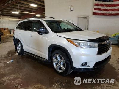 Czwarte zdjęcie samochodu z boku: 2015 TOYOTA HIGHLANDER LIMITED VIN:5TDYKRFH3FS051335 - miniatura