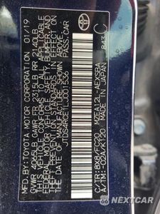 Zdjęcie 12 z 12 samochodu: 2020 TOYOTA COROLLA SE VIN:JTDS4RCE1LJ001536 - miniatura