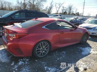 Trzecie zdjęcie samochodu z tyłu: 2016 LEXUS RC 200T VIN:JTHHA5BC5G5004688 - miniatura