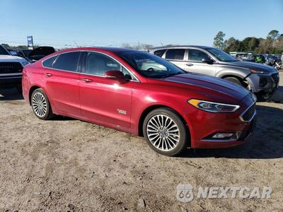 Czwarte zdjęcie samochodu z boku: 2017 FORD FUSION TITANIUM PHEV VIN:3FA6P0SU7HR299672 - miniatura