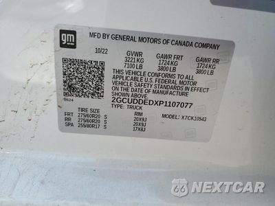 Zdjęcie 11 z 11 samochodu: 2023 CHEVROLET SILVERADO K1500 LT VIN:2GCUDDEDXP1107077 - miniatura