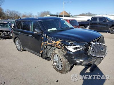 Czwarte zdjęcie samochodu z boku: 2020 INFINITI QX80 LUXE VIN:JN8AZ2NE7L9256330 - miniatura