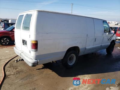 Trzecie zdjęcie samochodu z tyłu: 1993 FORD ECONOLINE E250 SUPER DUTY VAN VIN:1FTHS24H0PHA81974 - miniatura