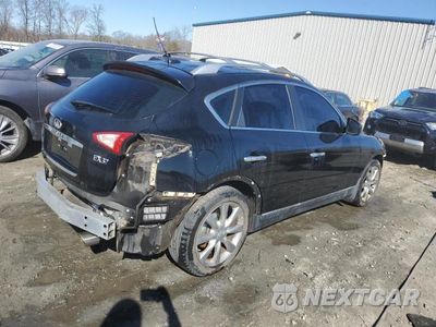 Trzecie zdjęcie samochodu z tyłu: 2013 INFINITI EX37 BASE VIN:JN1BJ0HP4DM430199 - miniatura