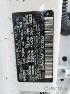 Zdjęcie 12 z 12 samochodu: 2023 HYUNDAI IONIQ 5 SEL VIN:KM8KNDAF4PU201953 - miniatura