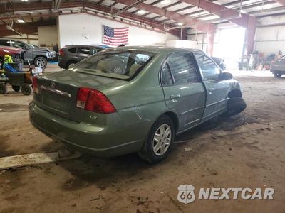 Trzecie zdjęcie samochodu z tyłu: 2003 HONDA CIVIC LX VIN:1HGES16523L030629 - miniatura