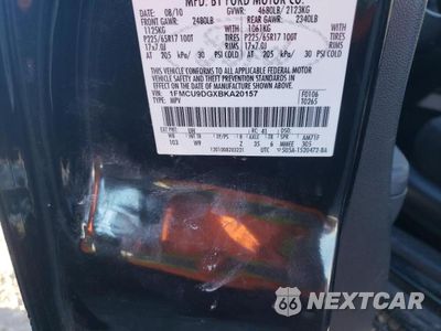 Zdjęcie 13 z 13 samochodu: 2011 FORD ESCAPE XLT VIN:1FMCU9DGXBKA20157 - miniatura