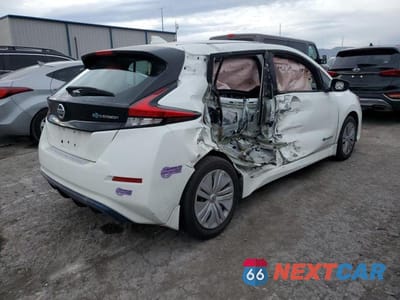 Trzecie zdjęcie samochodu z tyłu: 2019 NISSAN LEAF S VIN:1N4AZ1CP2KC304723 - miniatura