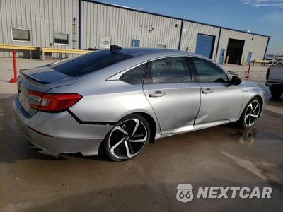 Trzecie zdjęcie samochodu z tyłu: 2022 HONDA ACCORD HYBRID SPORT VIN:1HGCV3F25NA040280 - miniatura