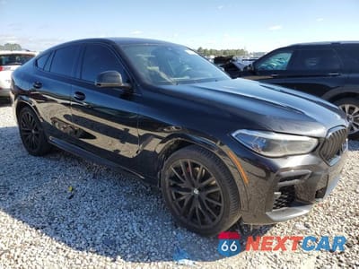 Czwarte zdjęcie samochodu z boku: 2022 BMW X6 XDRIVE40I VIN:5UXCY6C03N9L54648 - miniatura