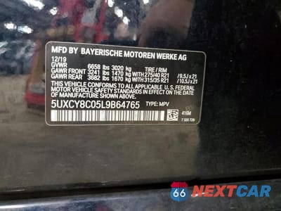 Zdjęcie 12 z 12 samochodu: 2020 BMW X6 M50I VIN:5UXCY8C05L9B64765 - miniatura