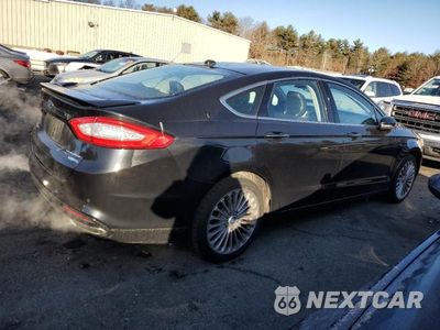 Trzecie zdjęcie samochodu z tyłu: 2014 FORD FUSION TITANIUM VIN:3FA6P0D94ER181339 - miniatura