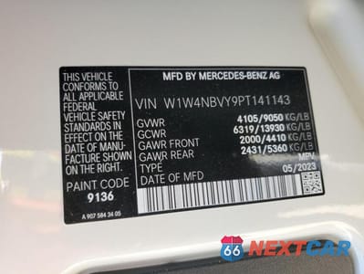 Zdjęcie 10 z 10 samochodu: 2023 MERCEDES-BENZ SPRINTER 2500 VIN:W1W4NBVY9PT141143 - miniatura