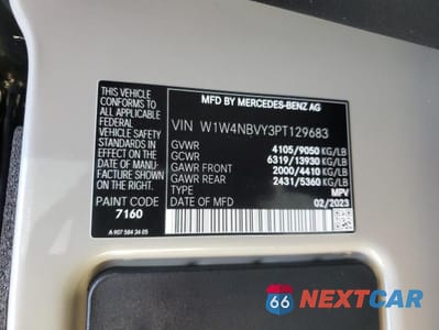 Zdjęcie 10 z 10 samochodu: 2023 MERCEDES-BENZ SPRINTER 2500 VIN:W1W4NBVY3PT129683 - miniatura