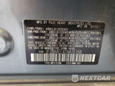 Zdjęcie 14 z 14 samochodu: 2013 SUBARU FORESTER LIMITED VIN:JF2SHAEC4DH416166 - miniatura