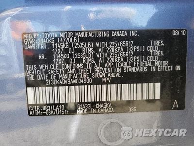 Zdjęcie 13 z 13 samochodu: 2010 TOYOTA RAV4 LIMITED VIN:2T3DK4DV9AW034900 - miniatura