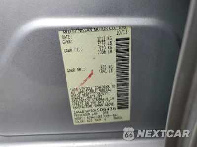 Zdjęcie 12 z 12 samochodu: 2013 NISSAN SENTRA S VIN:1N4AB7AP5DN906436 - miniatura