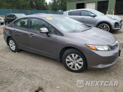 Czwarte zdjęcie samochodu z boku: 2012 HONDA CIVIC LX VIN:19XFB2F57CE384454 - miniatura
