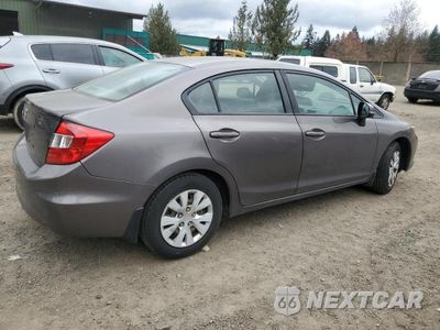 Trzecie zdjęcie samochodu z tyłu: 2012 HONDA CIVIC LX VIN:19XFB2F57CE384454 - miniatura