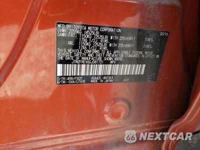 Zdjęcie 12 z 12 samochodu: 2016 TOYOTA RAV4 LE VIN:JTMZFREV6GJ081721 - miniatura