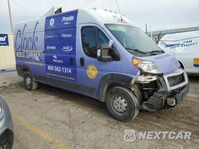 Czwarte zdjęcie samochodu z boku: 2021 RAM PROMASTER 2500 2500 HIGH VIN:3C6LRVDG9ME517308 - miniatura