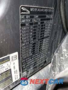 Zdjęcie 13 z 13 samochodu: 2019 JAGUAR F-PACE S VIN:SADCM2FV3KA610203 - miniatura