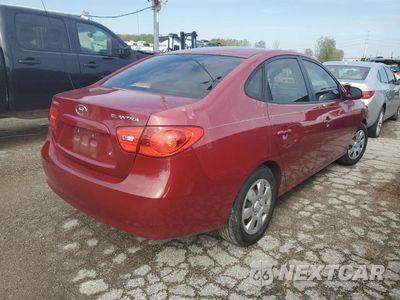 Trzecie zdjęcie samochodu z tyłu: 2007 HYUNDAI ELANTRA GLS VIN:KMHDU46D27U029019 - miniatura