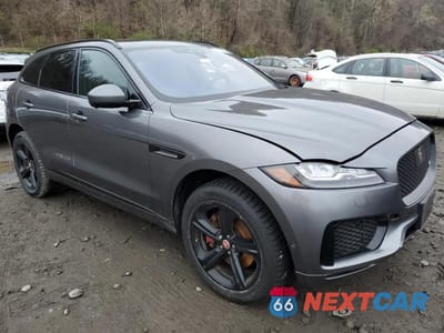 Czwarte zdjęcie samochodu z boku: 2019 JAGUAR F-PACE S VIN:SADCM2FV3KA610203 - miniatura