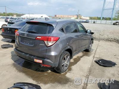 Trzecie zdjęcie samochodu z tyłu: 2021 HONDA HR-V EX VIN:3CZRU6H50MM700600 - miniatura