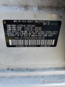 Zdjęcie 12 z 12 samochodu: 2013 SUBARU IMPREZA PREMIUM VIN:JF1GPAC68DH838838 - miniatura