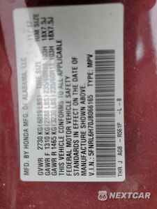 Zdjęcie 13 z 13 samochodu: 2018 HONDA ODYSSEY EXL VIN:5FNRL6H70JB066165 - miniatura
