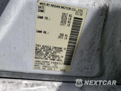 Zdjęcie 12 z 12 samochodu: 2016 NISSAN ALTIMA 2.5 VIN:1N4AL3AP0GC198652 - miniatura